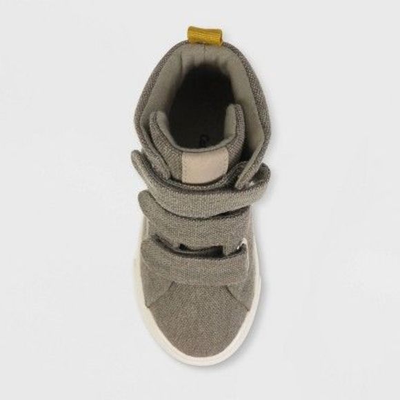 Toddler Boys' Clancy Booties - Cat & Jack Gray 6T - Picture 2 of 2